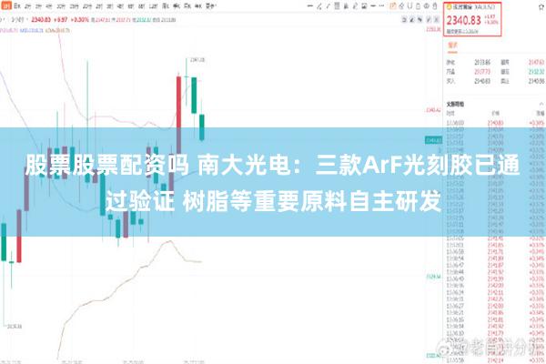 股票股票配资吗 南大光电：三款ArF光刻胶已通过验证 树脂等重要原料自主研发