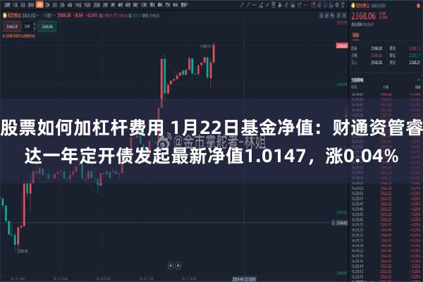 股票如何加杠杆费用 1月22日基金净值：财通资管睿达一年定开债发起最新净值1.0147，涨0.04%